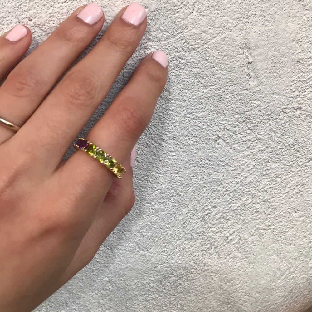 Multi Color Rainbow Ring